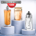 Trial Pack Of Cartier 50ml X 3 Combo For Men.