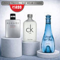 Unisex Travel / Day wear Combo - 3 x 50ml
