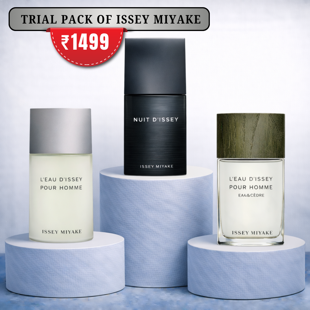 Trial Pack Of Issey Miyake 50ml X 3 Combo For Men.