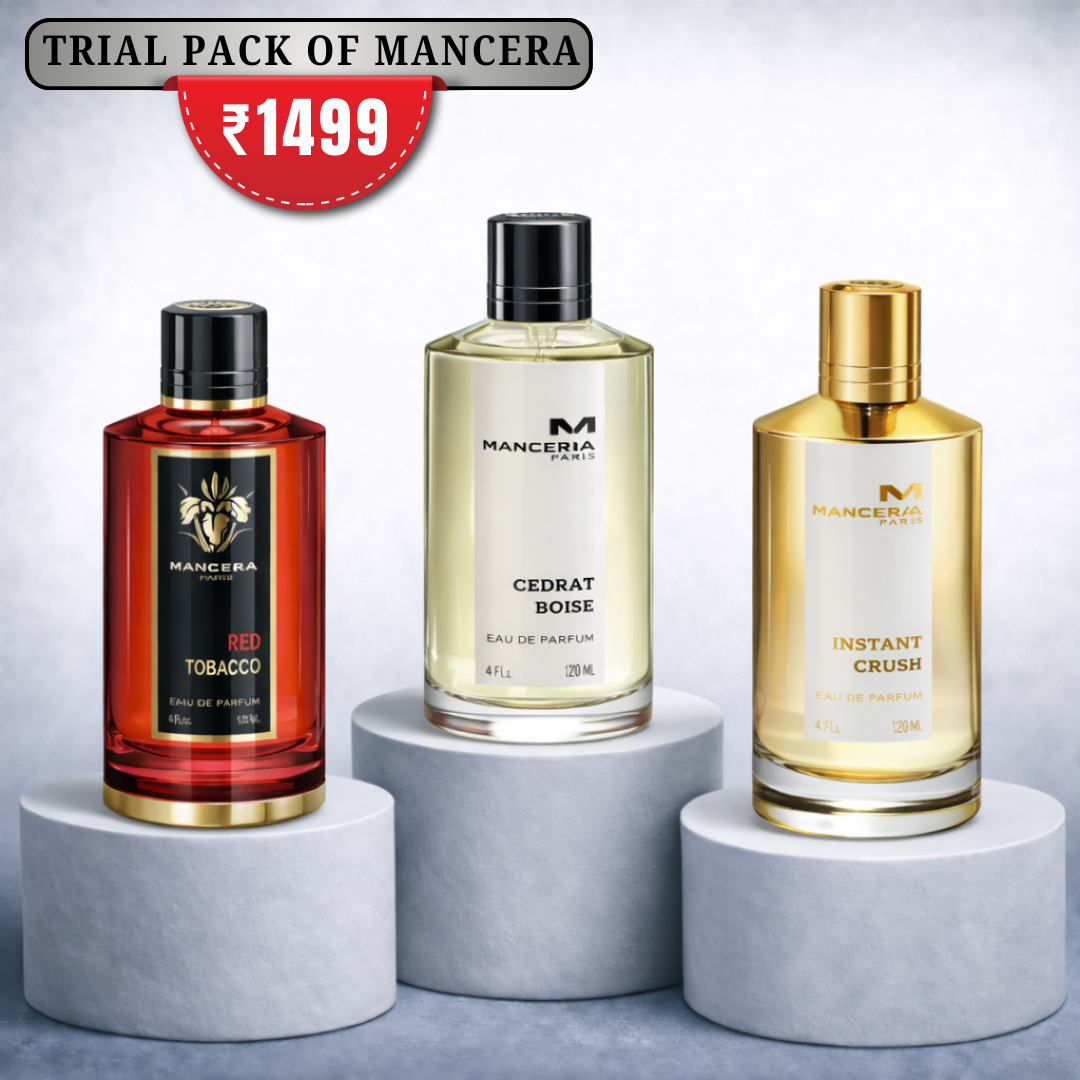 Trial pack of Mancera 50ml X 3 Combo for Men.