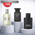 Trial Pack Of Tom Ford 50ml X 3 Combo For Men.