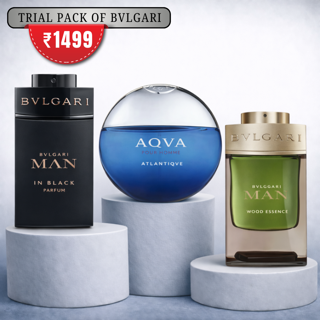 Trial Pack Of Bvlgari 50ml X 3 Combo For Men.