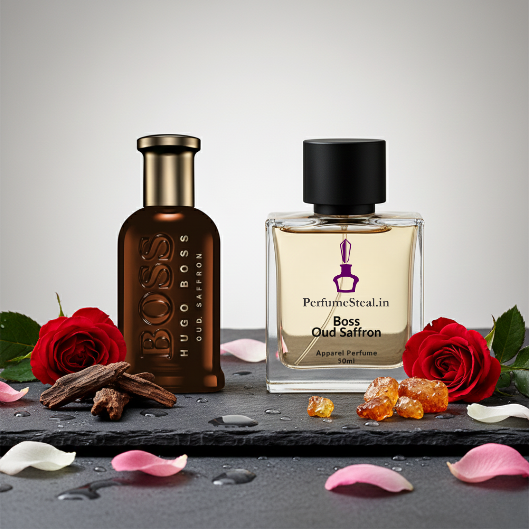 Booss Bottled Oud Saffron Inspired Perfume