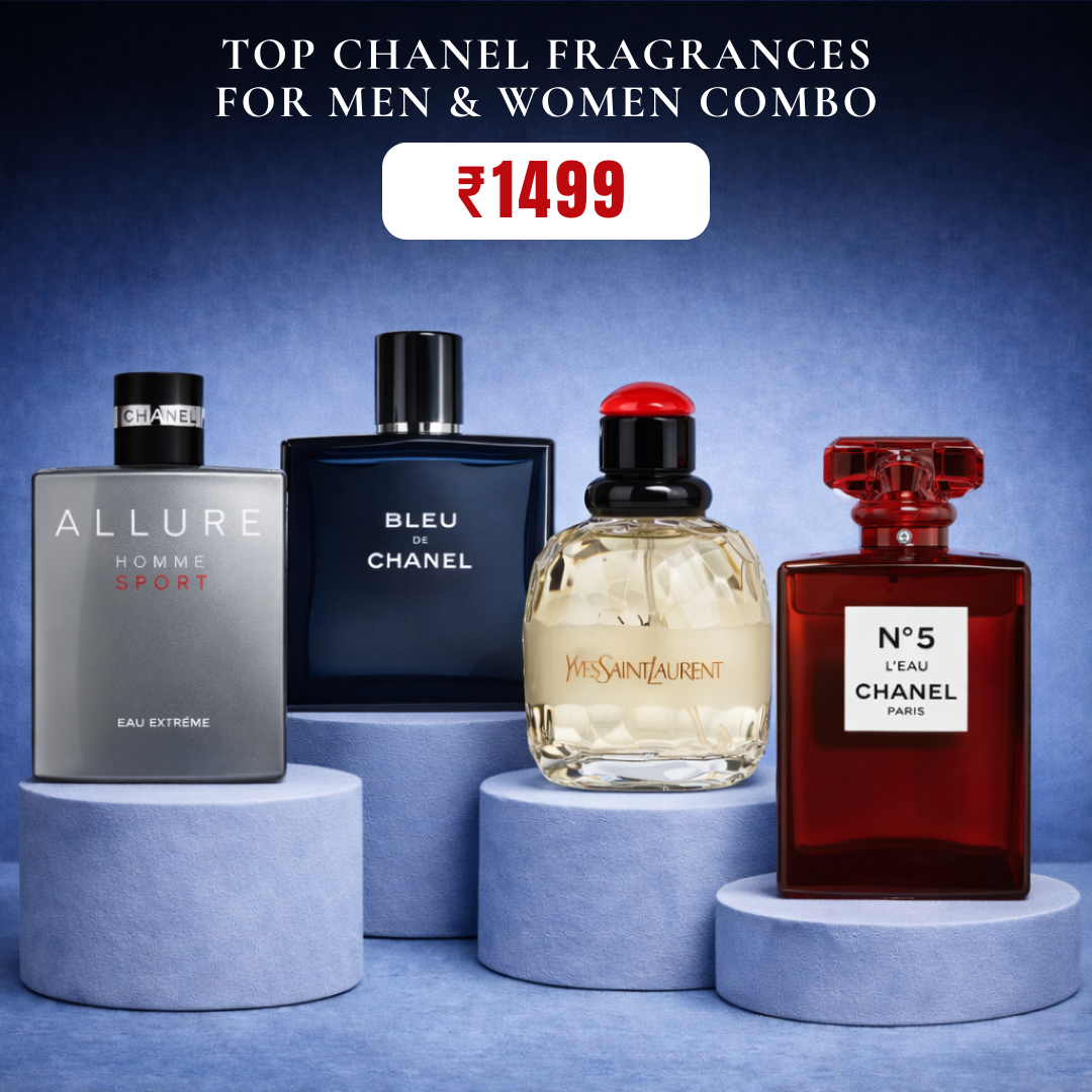 Top Chanel Fragrances for Men & Women Combo 30ml x 4