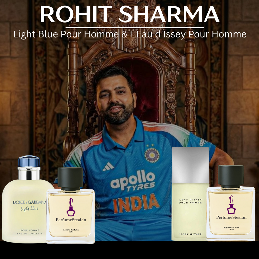 Rohit Sharma - Light Blue Pour Homme & L'Eau d'Issey Pour Homme 5ml Combo