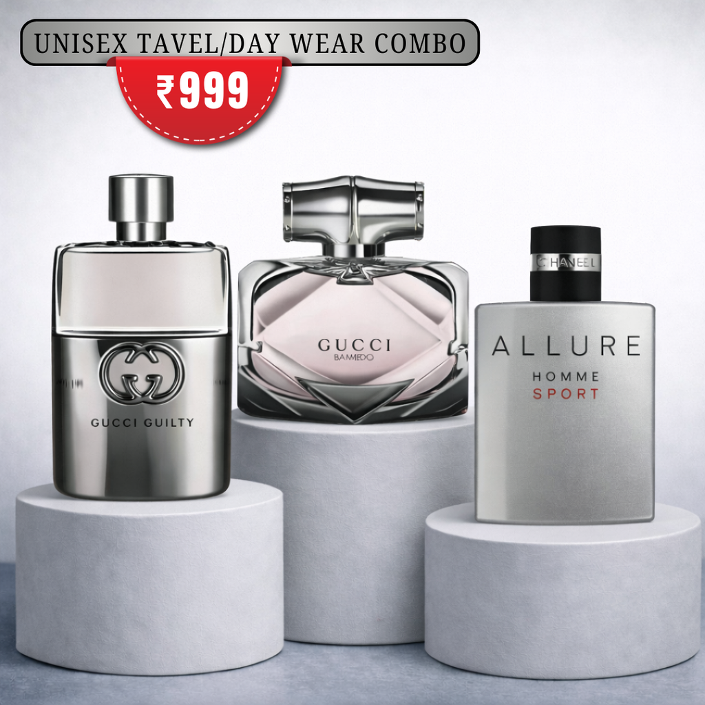 Unisex Travel / Day wear Combo  - 3 x 30ml