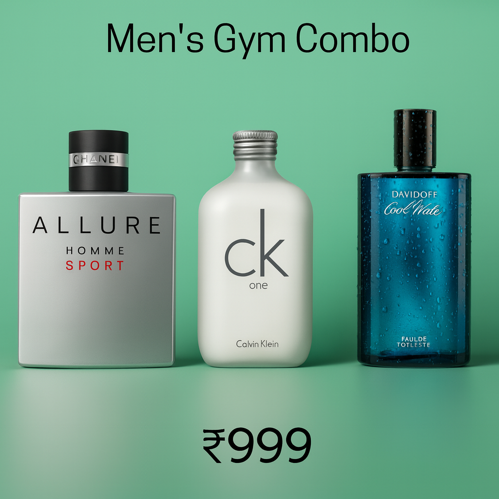 Men's Gym Combo  - 3 x 30ml .