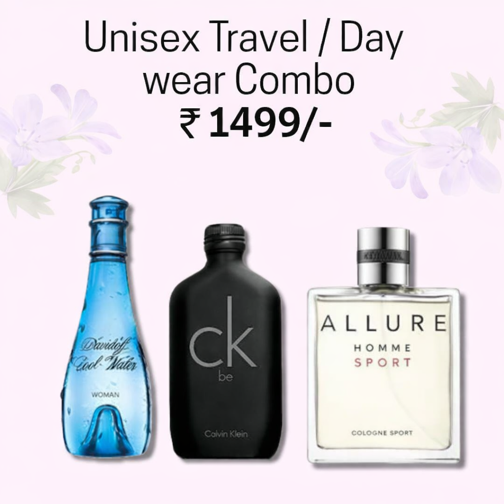 Unisex Travel / Day wear Combo - 3 x 50ml.