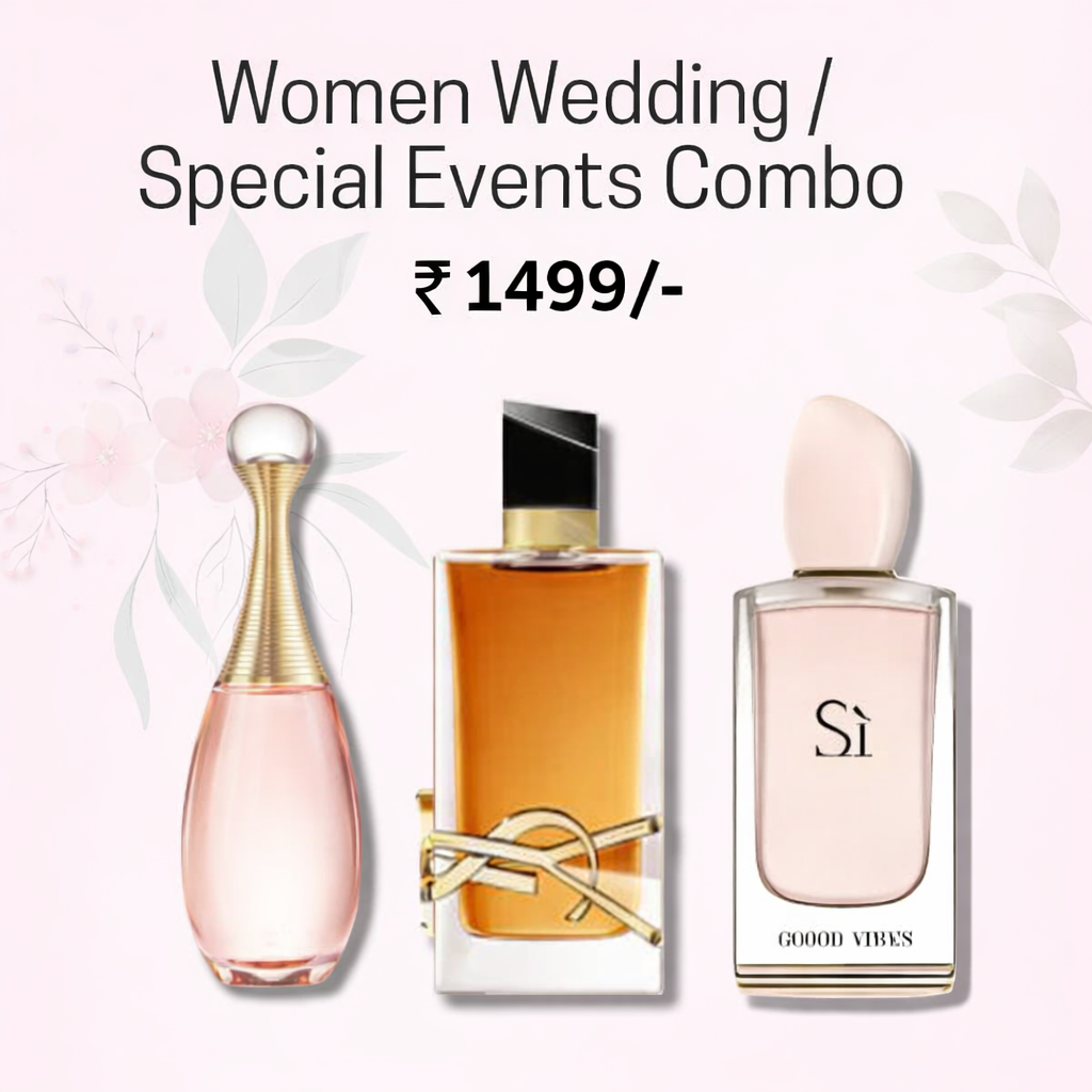 Women Wedding / Special Events Combo - 3 x 50ml .