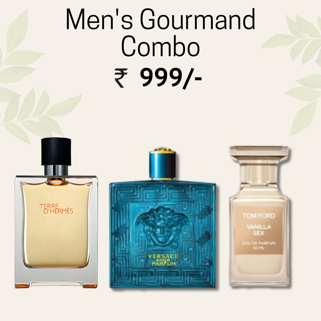 Men's Gourmand Combo - 3 x 30ml.