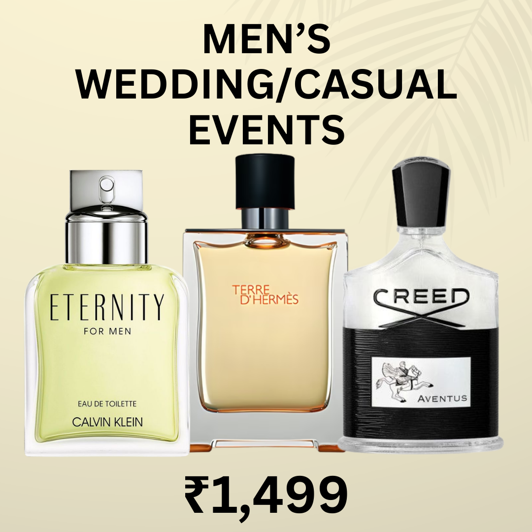 Men Wedding / Casual Events - 3 x 50ml.