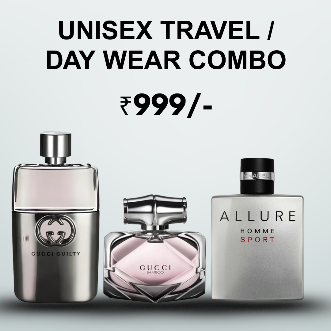 Unisex Travel / Day wear Combo  - 3 x 30ml.